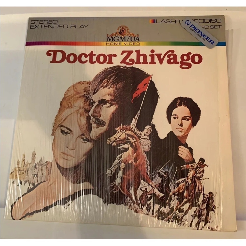 PIONEER Doctor Zhivago LaserDisc Set with‎ Colorful Artwork